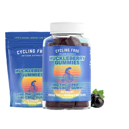 Cycling Frog Gummies Huckleberry