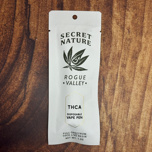 Secret Nature THCA Disposable 1g