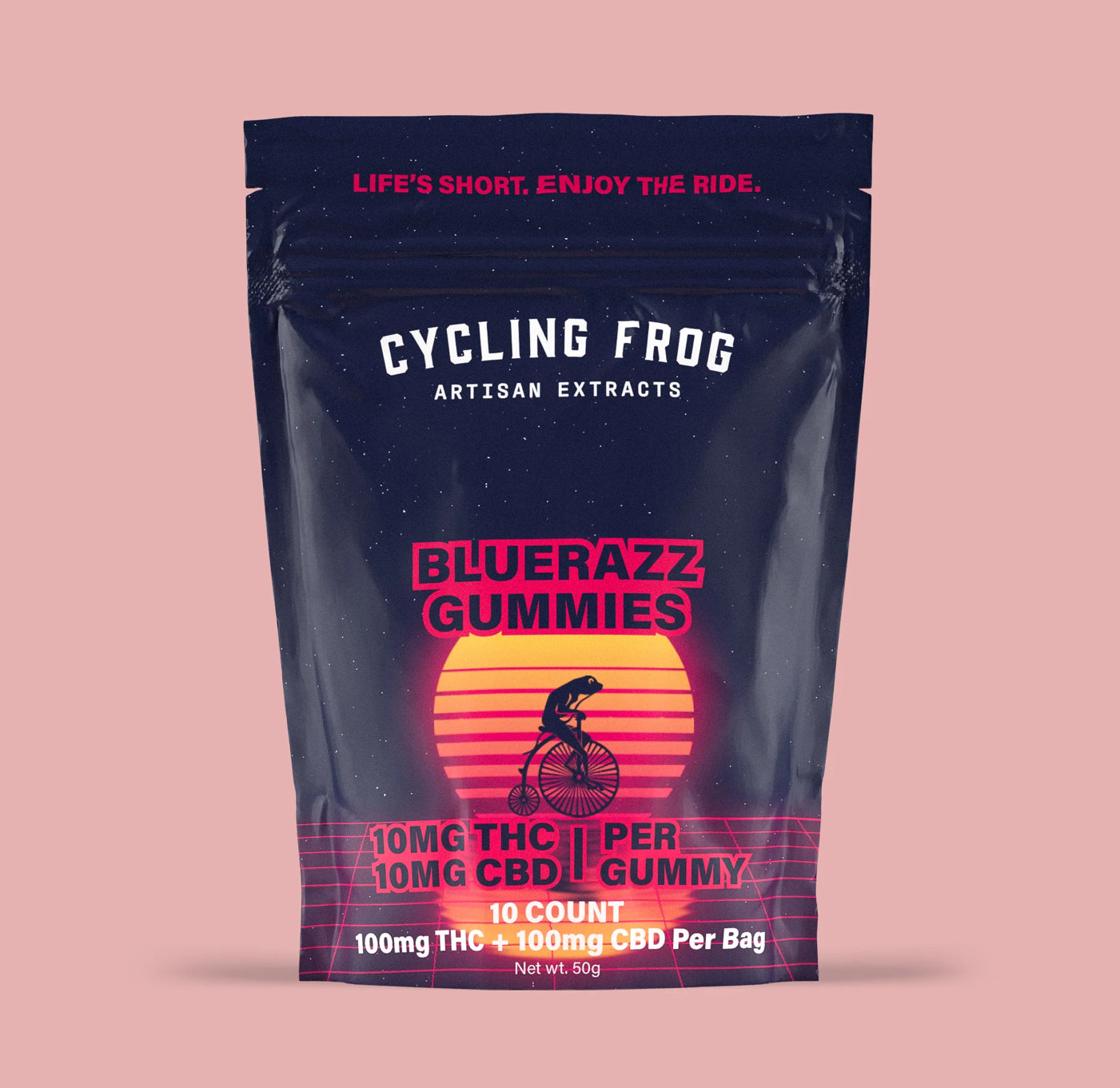 Cycling Frog Gummies Blue Razz
