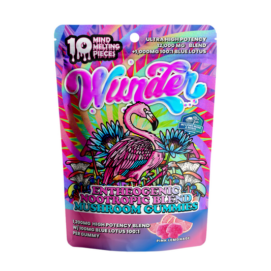 Wunder Pink Lemonade Mushroom Gummies