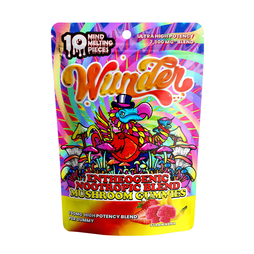 Wunder Strawnana Mushroom Gummies