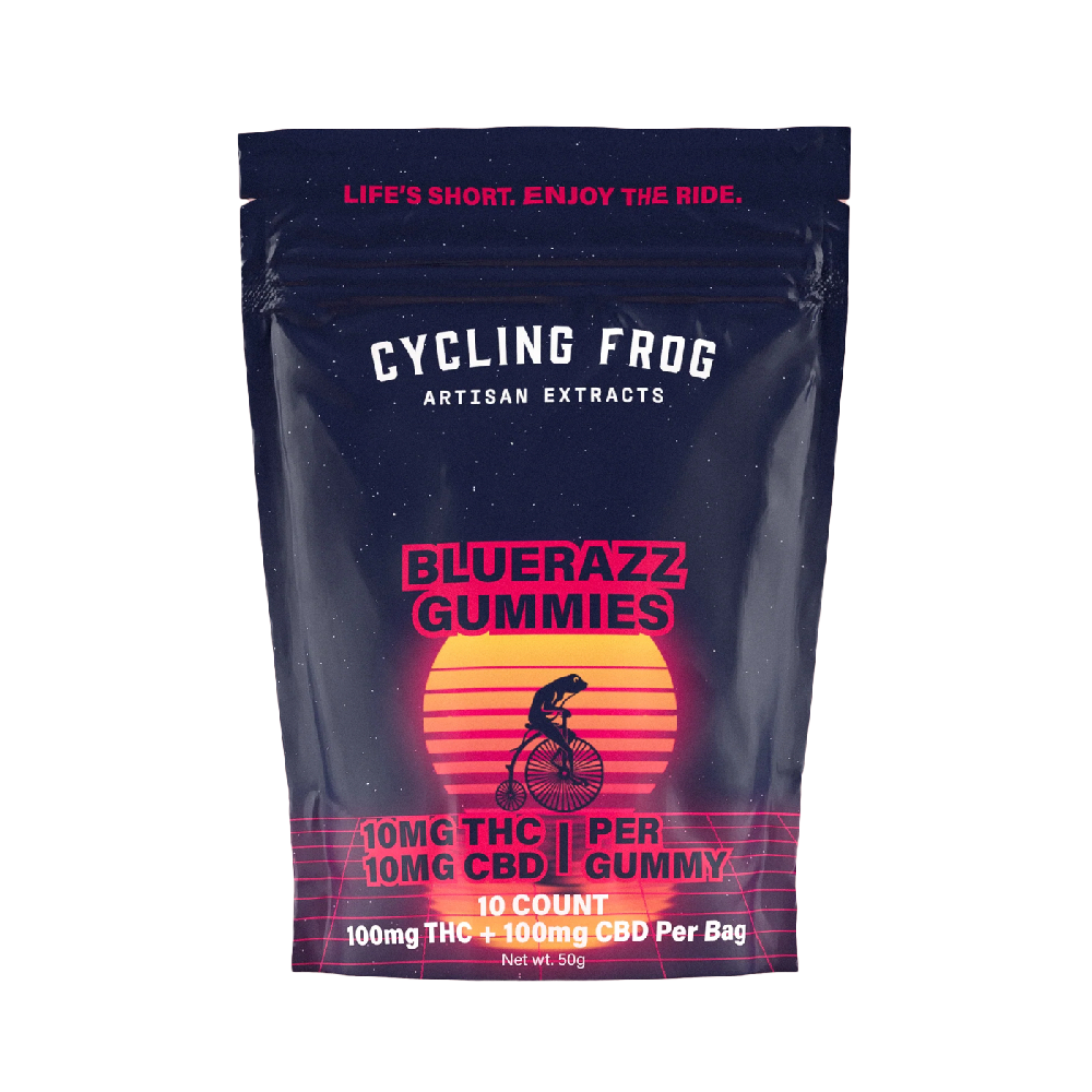 Cycling Frog Gummies Blue Razz