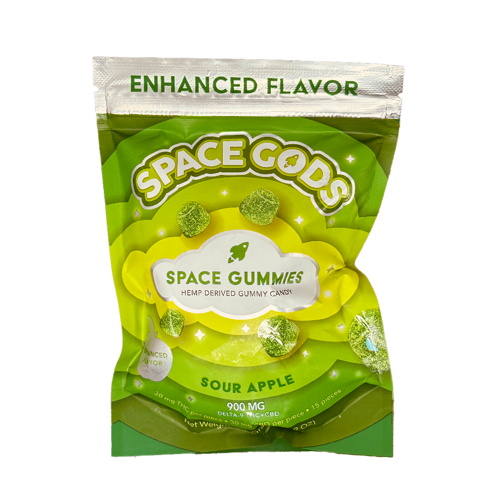 Space Gods Mega Dose 900mg THC+CBD 15pk