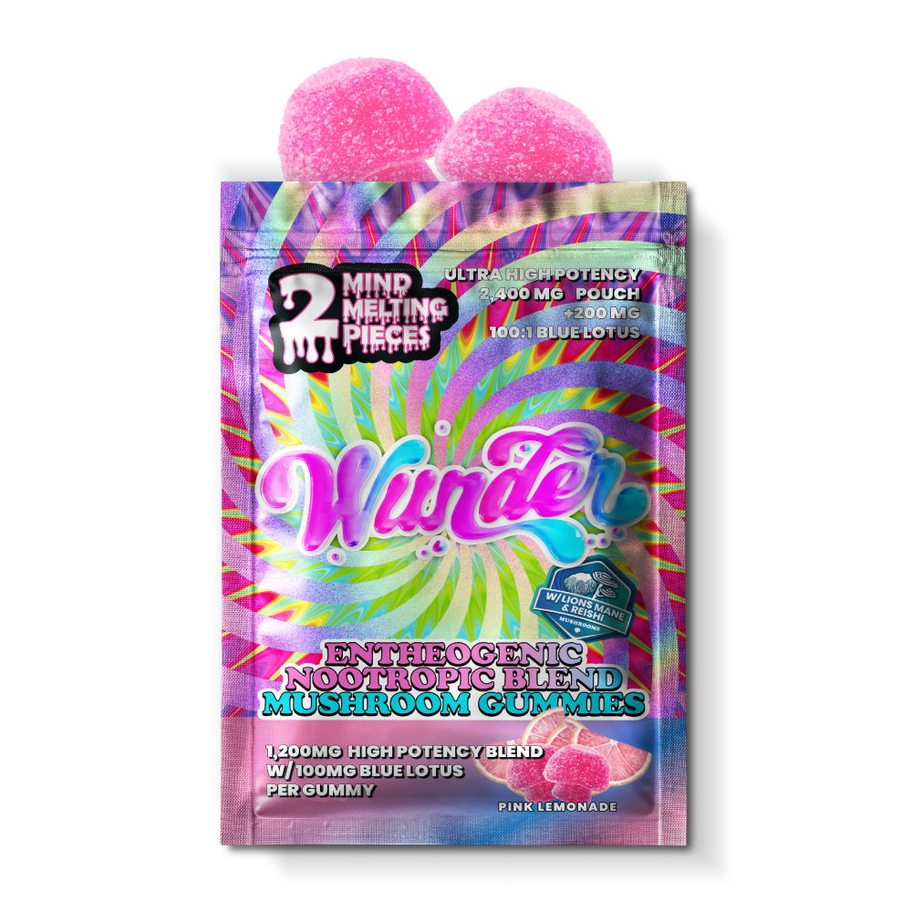 Wunder Pink Lemonade Mushroom Gummies